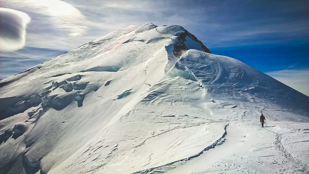 Vom tiefsten Punkt Europas (Nieuwerkerk aan den Ijssel -6,74m) zum höchsten Punkt Mitteleuropas (Mont Blanc 4810m)